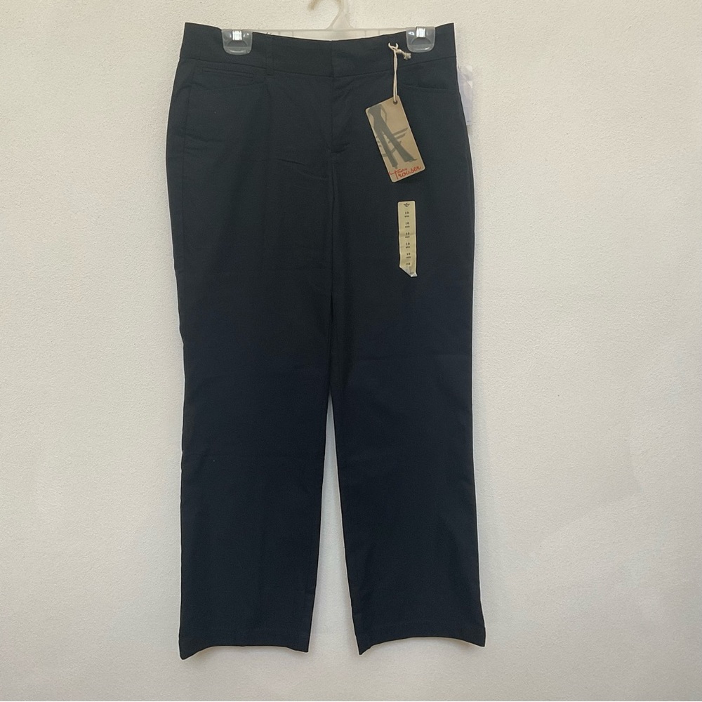 NWT Dockers Navy Blue Metro Trousers Size 10S Career Office Wear Basic